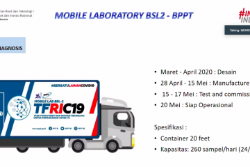 Optimalkan tes COVID-19, Kemenristek gagas laboratorium bergerak