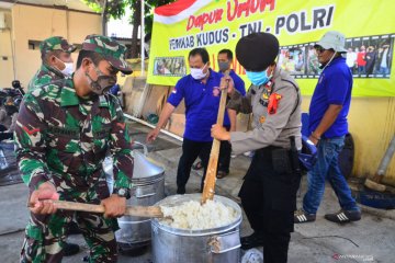 Dapur umum TNI dan Polri