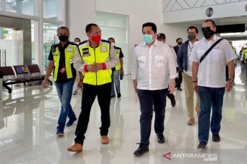 Menteri BUMN apresiasi pembatasan perjalanan di Bandara Semarang