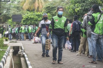 Hadapi normal baru, ojek daring pastikan kendaraan higienis