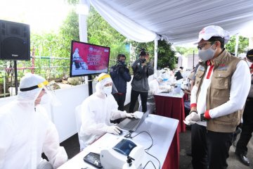 Relawan Indonesia Bersatu gelar rapid test dan PCR COVID-19 massal