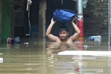 Rumah penduduk di Kebon Pala kembali terendam banjir