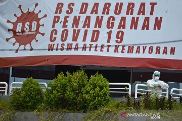 Pasien terkonfirmasi COVID-19 di RSD Wisma Atlet 1.231 orang