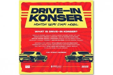 "Drive-In Konser", nonton konser dari mobil pertama di Indonesia