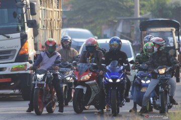 Pemudik dengan kendaraan roda dua meningkat di jalur Pantura