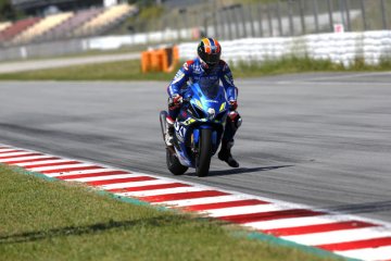 Pebalap MotoGP berlatih di Sirkuit Catalunya pasca-lockdown