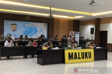 Kapolda Maluku koordinasikan pengamanan takbiran dan Shalat Idul Fitri