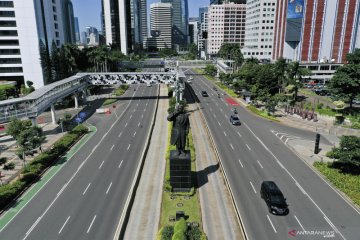 Suasana ibu kota saat Hari Raya Idul Fitri