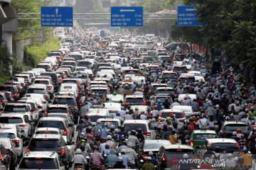 Penampakan kemacetan parah di Hanoi usai pelonggaran karantina wilayah