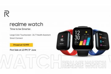 Realme luncurkan jam tangan pintar perdana