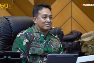Jenderal TNI Andika Perkasa ikuti "teleconference" simposium LANPAC