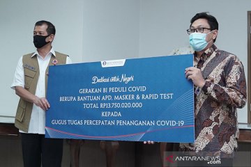 BI beri bantuan alat kesehatan senilai Rp13,75 miliar