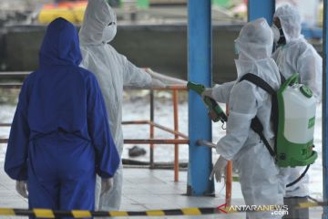 Penjemputan awak kapal Tugboat Marina 1626 di Pelabuhan Boom Baru