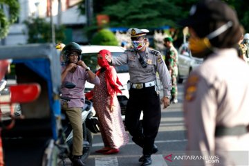 Razia penertiban penggunaan masker