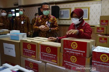 Ribuan APD bantuan dari BIN didistribusikan di Surabaya