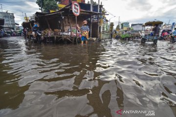 Banjir di Ampenan Mataram