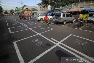 Petak pedagang di Pasar Pegirian Surabaya