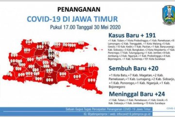 Gugus Tugas: Pasien COVID-19 di Surabaya Raya masih tertinggi
