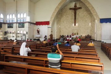 Gereja Katedral Palangkaraya kembali adakan Misa Minggu