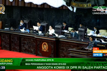 Paripurna DPR setujui Perppu COVID-19 jadi Undang-undang