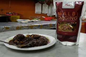 Berlebaran dengan kuliner khas Palembang semur daging malbi