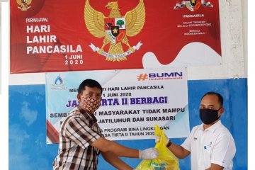 Jasa Tirta II berbagi di Hari Lahir Pancasila