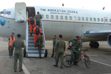 TNI AU-Badan SAR Nasional kerahkan pesawat intai cari kapal hilang
