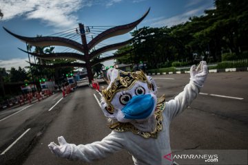 Simulasi penerapan tatanan normal baru di TMII