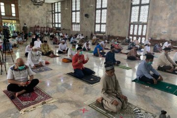 Masjid Sunda Kelapa tak terapkan aturan ganjil genap saat Shalat Jumat