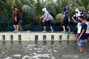Banjir rob di Jakarta