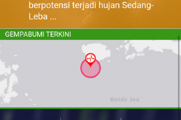 Gempa tektonik magnitudo 6,0 tidak menimbulkan kerusakan