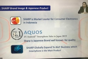 Tertarik pasar yang besar, Sharp Indonesia incar ponsel kelas atas