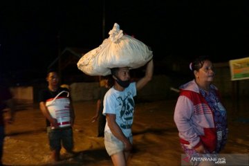 Sungai Bone meluap, banjir landa Kota Timur Gorontalo