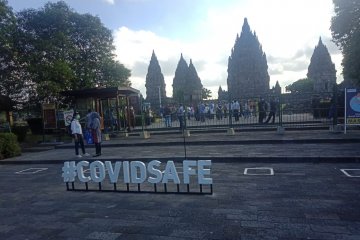 PT TWC simulasi penerapan "new normal" di Candi Prambanan