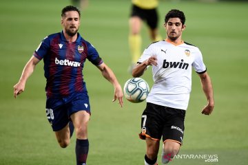 Valencia, Levante berbagi poin usai imbang 1-1 dalam Derbi del Turia