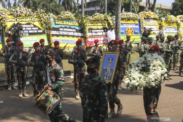 Upacara persemayaman Jenderal TNI (Purn) Pramono Edhie Wibowo