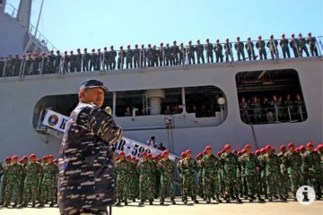 Pangkoarmada I minta jajaran tingkatkan patroli di perairan Kepri