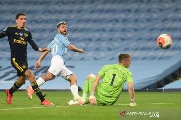 David Luiz sadar jadi biang kekalahan Arsenal dari City