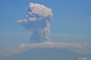 Kolom erupsi Gunung Merapi