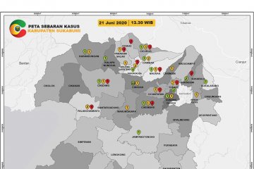 Terjadi lonjakan warga positif COVID-19 di Kabupaten Sukabumi