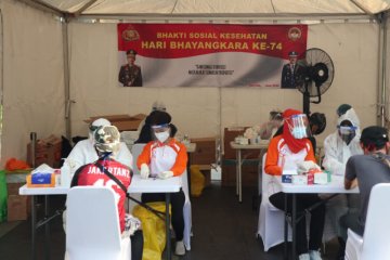 Polri: Tidak ada yang positif corona di rapid test CFD Jakarta