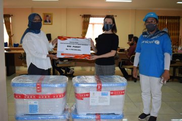 UNICEF gandeng Kemensos salurkan recreational kits kepada LKSA