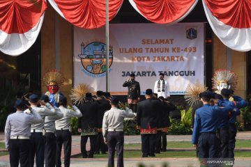 Upacara 17 Agustus di Balai Kota Jakarta hanya diikuti 100 peserta