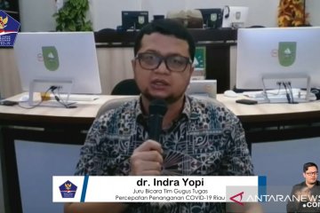 Angka reproduksi COVID-19 Riau naik jadi 2,8