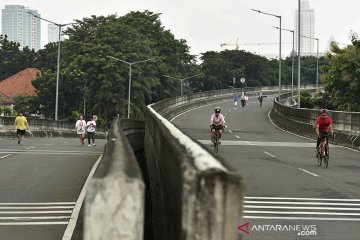 Jalan Layang Antasari Jaksel ideal untuk HBKB masa PSBB Transisi