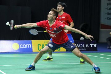 Turnamen internal PBSI, Rian/Daniel bertekuk lutut hadapi Kevin/Reza