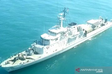 KRI Pulau Rimau-724 jaga perbatasan Indonesia-Filipina