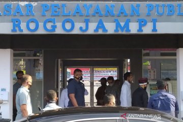 Presiden Jokowi tinjau pasar pelayanan publik Rogojampi Banyuwangi