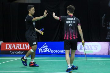 Kevin/Reza geser posisi Fajar/Yeremia di puncak klasemen turnamen PBSI