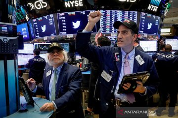 Wall Street berakhir lebih tinggi terangkat reli saham teknologi